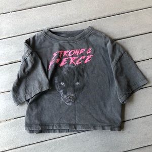 NWOT 🐆 Zara toddler girl panther t-shirt